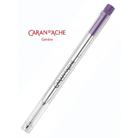 CARAN D'ACHE - Recharge pour stylo à bille SwissRide - M - Bleu -  Cartouches et recharges - Creavea