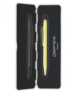 stylo-bille-caran-d-ache-849-claim-your-style-citron-givre-edition-limitee-ref_849.594