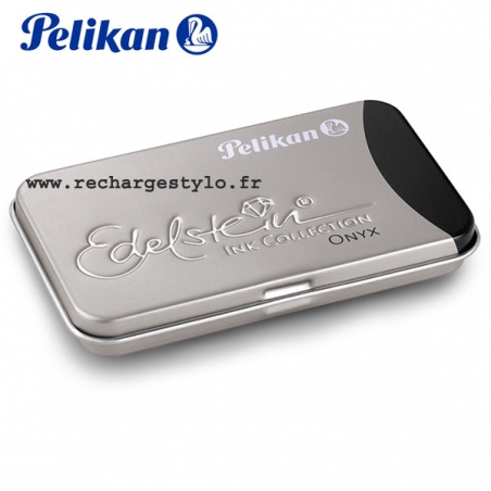 Boite de 6 cartouches d'encre Pelikan Edelstein Noir Onyx 339 622